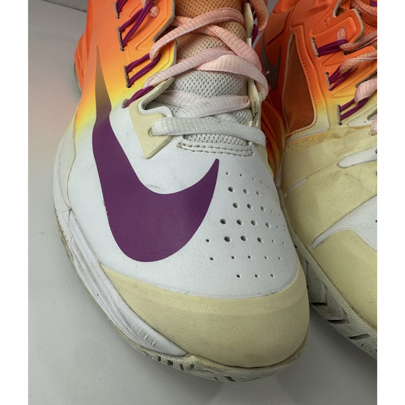 Nike Lunar Ballistec 1.5 Tennis Shoes Men’s Size 11.5 Orange Purple 705285-800 - Picture 15 of 16